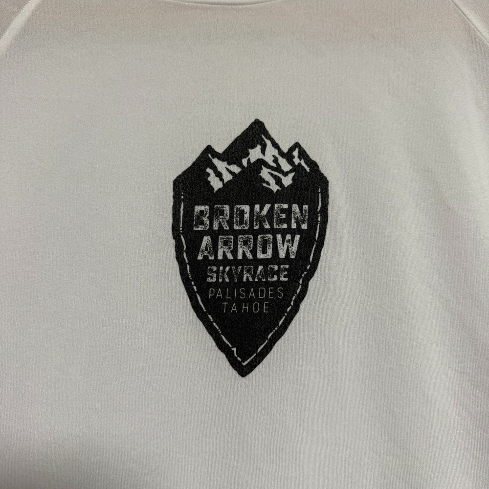 Salomon Broken Arrow Skyrace Running Shirt White Mens Sz M Performance Athletic - Picture 11 of 14